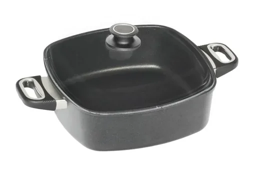 "Square casserole pan with lid, 28 x 28 x 7 cm, 4 liters image"