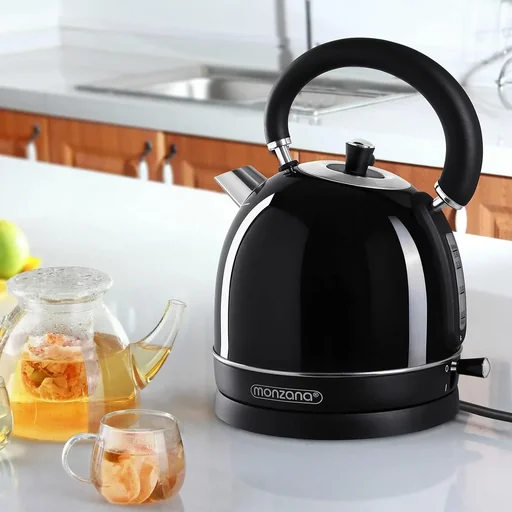 "Retro kettle - black image"