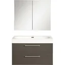 Shallow bathroom furniture 60cm - anthracite