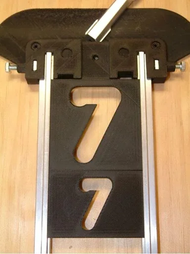 "Replacement numbers 38 + 63 mm, vertical, 20-piece set image"