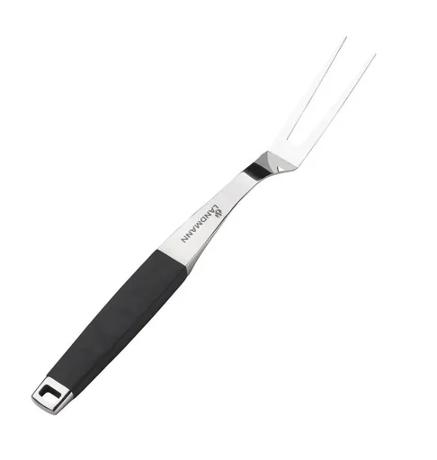 "Fork "Pure", 42 cm, black/silver image"