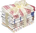 Tea towels, patterned, 50 x 70 cm, 8 pieces
