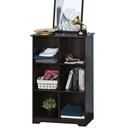 Cube cabinet with 6 compartments, coffee-colored