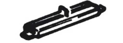 "Plastic insulated rail connectors for ROCO LINE tracks 24 pcs. image"