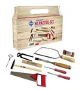 Tool set in a carrying handle box