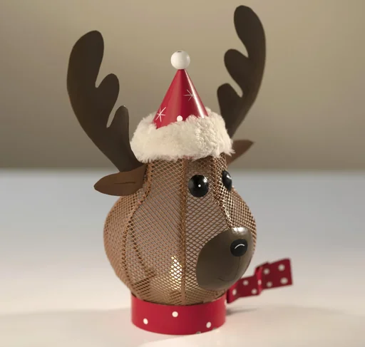 "LED Christmas figure Rudolf image"