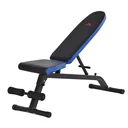 Sit-up bench abdominal trainer with training ropes training bench for home gym multifunctional adjustable & foldable 1