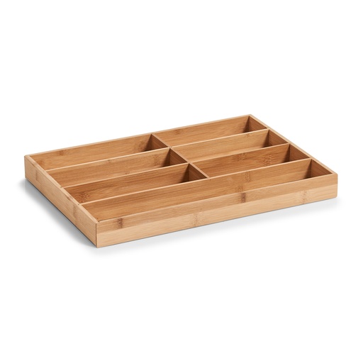 "Cutlery tray, bamboo image"