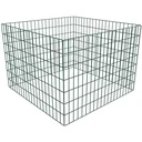 Compost bin square 100x100x70 cm mesh size
