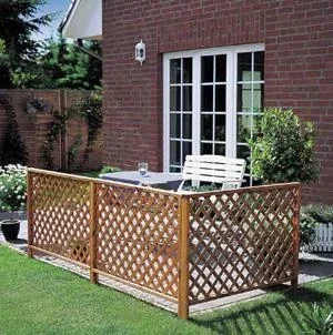 "Fence system "Romantica" 3-part with ground anchors image"