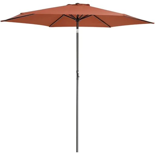 "Tahiti Terracotta parasol - Ø300cm - UV protection 50+ image"
