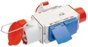 Power distributor 400V / 16A CEE IP x 4, splash-proof