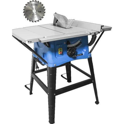 "Table saw GTK2000 - 58 x 85 x 87cm with additional wood saw blade HM 254x30 - 24 teeth image"