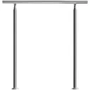 Railing - stainless steel - silver - 107 x 100 cm