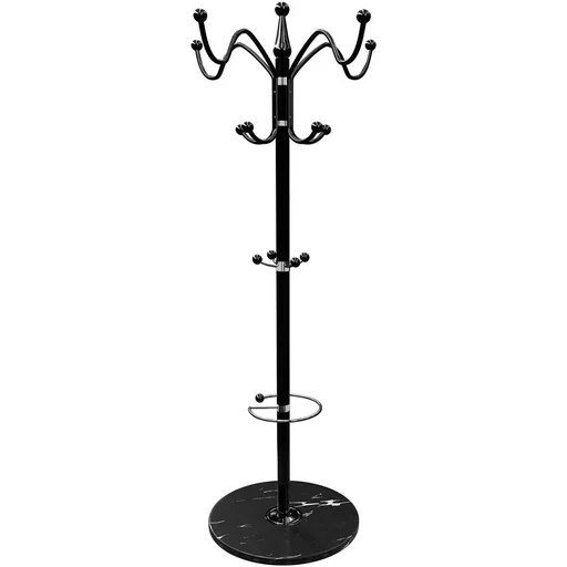 "Coat rack / hat rack - curved - black image"