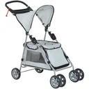 Dog buggy with sunroof steel grey