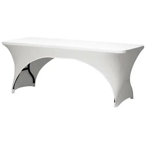 "Protective cover for rectangular table - Stretch - 75 x 180 x 74 cm - White image"