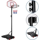NL basketball stand adjustable in height ring height from 179-209cm