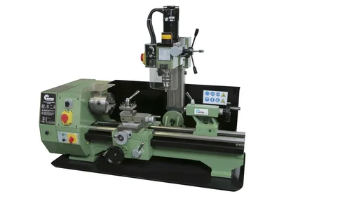 "Lathe with milling machine M2x550 center distance 550mm 230V 550W image"