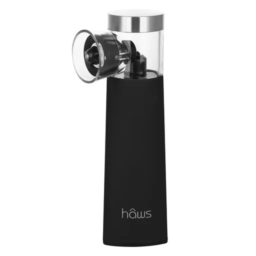 "Electric tilting salt and pepper mill with ceramic grinder image"