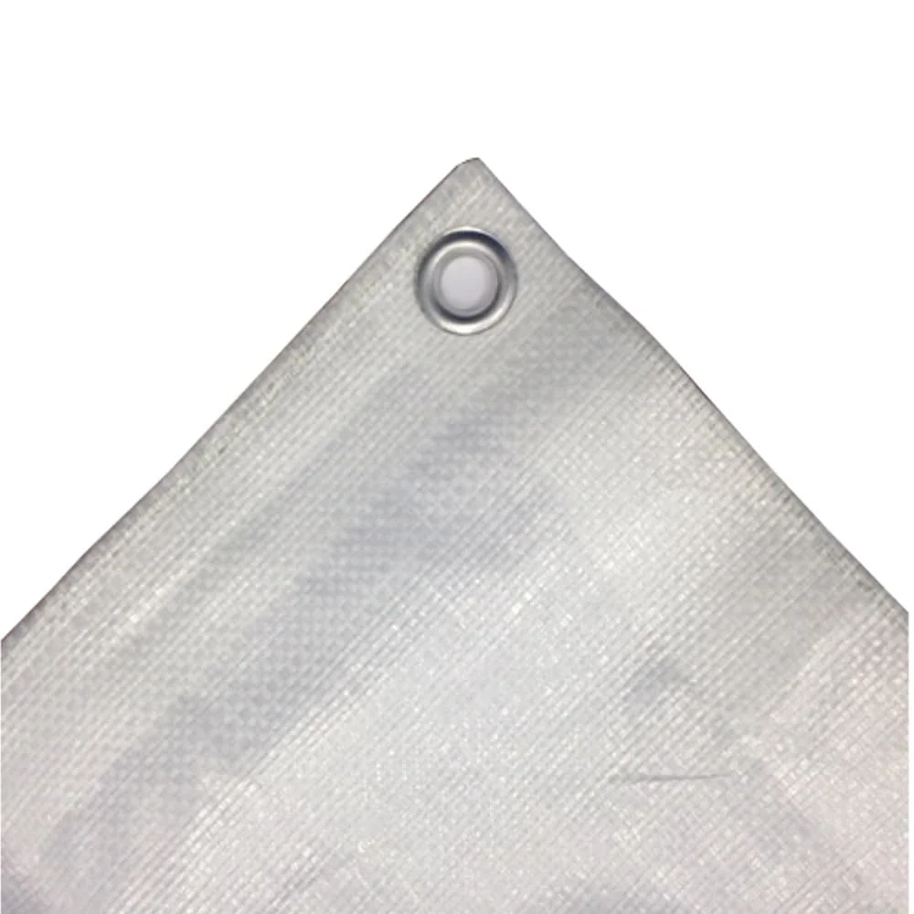 "Afdekzeil 4x5m Wit, 180g/m², (20m²), Waterdicht, UV-bestendig, Stevig image"