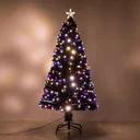 Christmas tree 150 cm fir tree LED light fiber