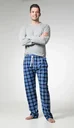 Pajamas, color-sorted in blue/gray/red, 2-piece, size M
