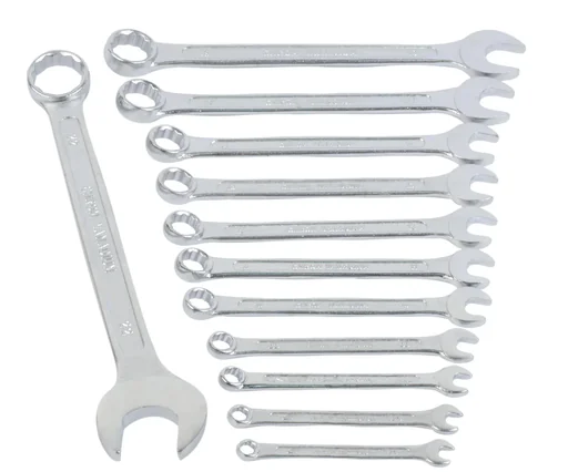 "12-piece combination wrench set, 6-22 mm image"