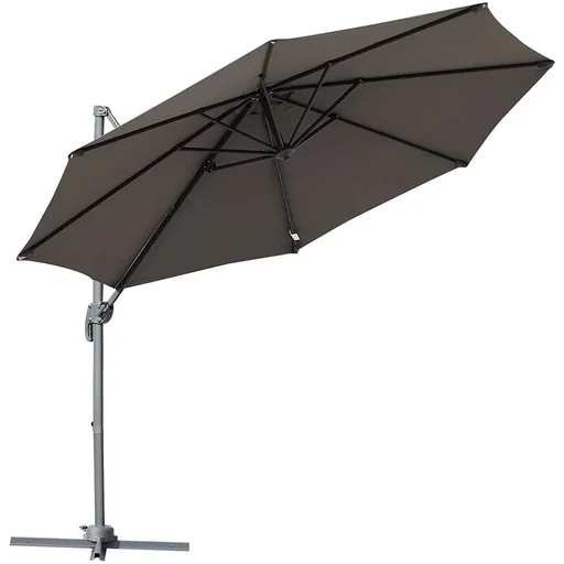 "Cantilever umbrella with hand crank image"
