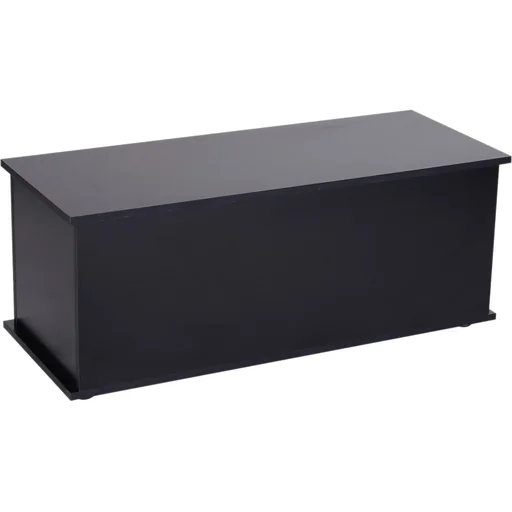 "Wooden box with folding lid image"