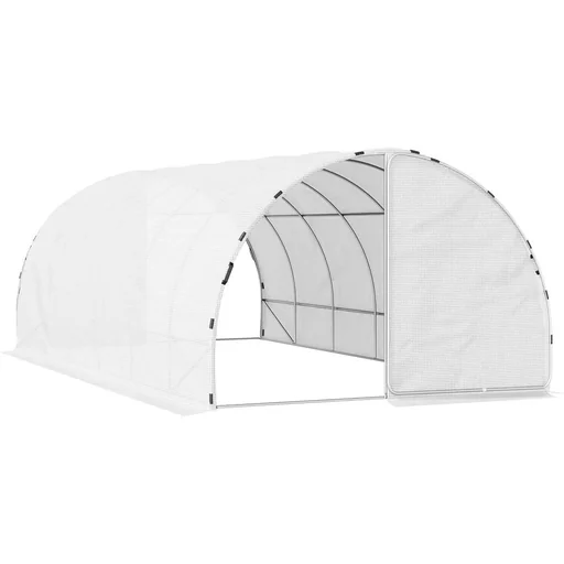 "Plastic greenhouse walk-in greenhouse 570 x 292 x 195 cm garden tunnel plastic tunnel tunnel greenhouse greenhouse garden image"