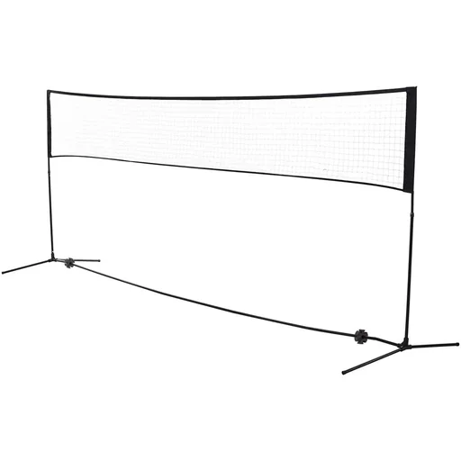 "Height-adjustable badminton net image"