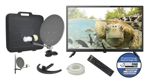 "TV Camping-Sat-System CD07, 19 Zoll LED TV image"