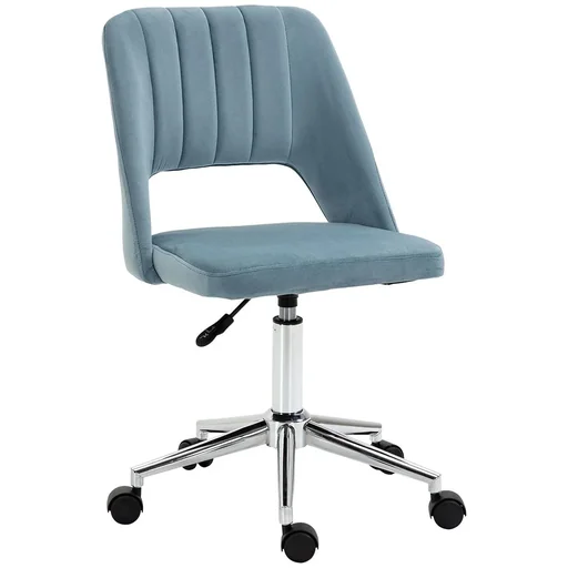 "Office chair swivel chair desk chair height adjustable 360° rotatable scallop shape with seam line design foam image"