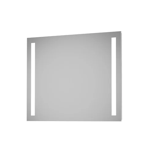 "Bathroom mirror with lighting, "Light" - 80 x 60 cm - Light color neutral white image"