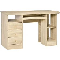Computerbureau bureau kantoortafel werktafel voor het thuiskantoor met planken lade