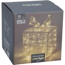 Christmas lights gift box 30 LED 15cm high