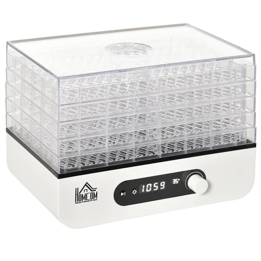 "Dehydrator Dehydrator with 5 trays Dehydrator with 35-70° temperature control 72 hour timer 400 watt meat image"