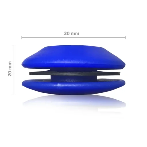 "Tarpaulin eyelets, blue - 10 pieces image"