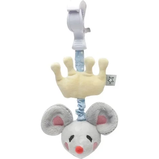 "Pull-along toy plush toy 20 x 12 x 8 cm - vibrating mouse image"