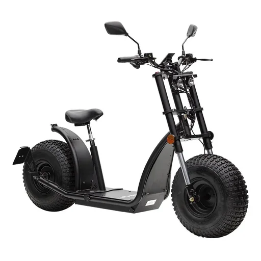 "Forca E-Scooter "Knumo" Duo, 45 km/h, 3000 watts Plus including lithium battery, black image"