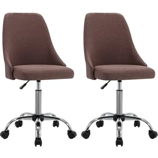 "Dining room chairs 2 in taupe fabric image"