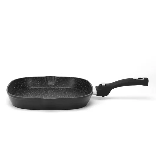 "Grill pan - with lid - 28cm - Black image"
