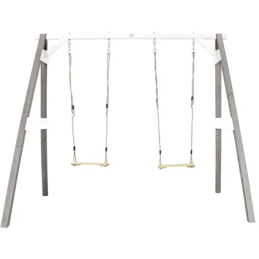 "Double swing gray / white image"