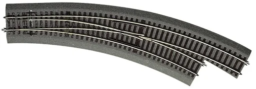 "Curved switch right BWr5/6 for manual operation, with bedding image"