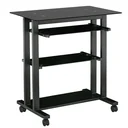 Computer desk corner desk angle desk desk office table PC modern simple style tempered glass iron pipe Sc