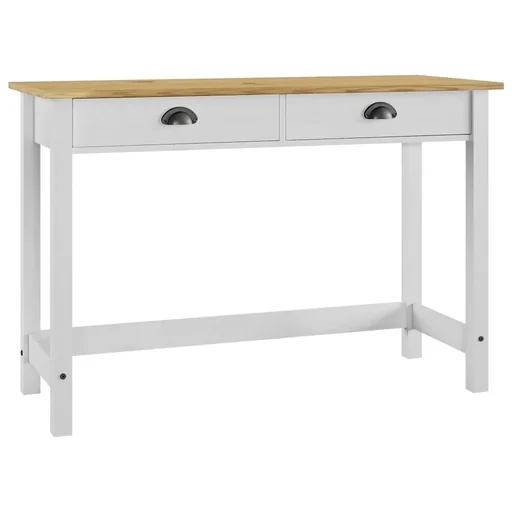 "Hill Range wall table with 2 drawers 110x45x74 cm pine image"