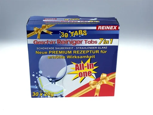 "Reinex dishwashing tablets "7 in 1" image"