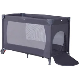 Babybett Kinderreisebett klappbar Klappbett mit Matratze + Rollen Tragetasche Sc