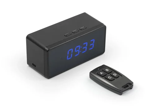 "Table clock with FullHD camera image"
